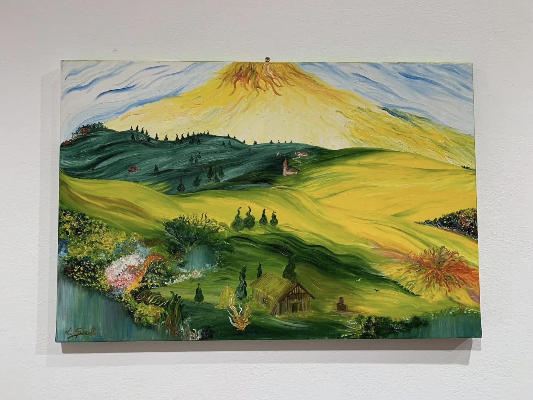 Luce dal cielo – olio su tela 40×60 _2015