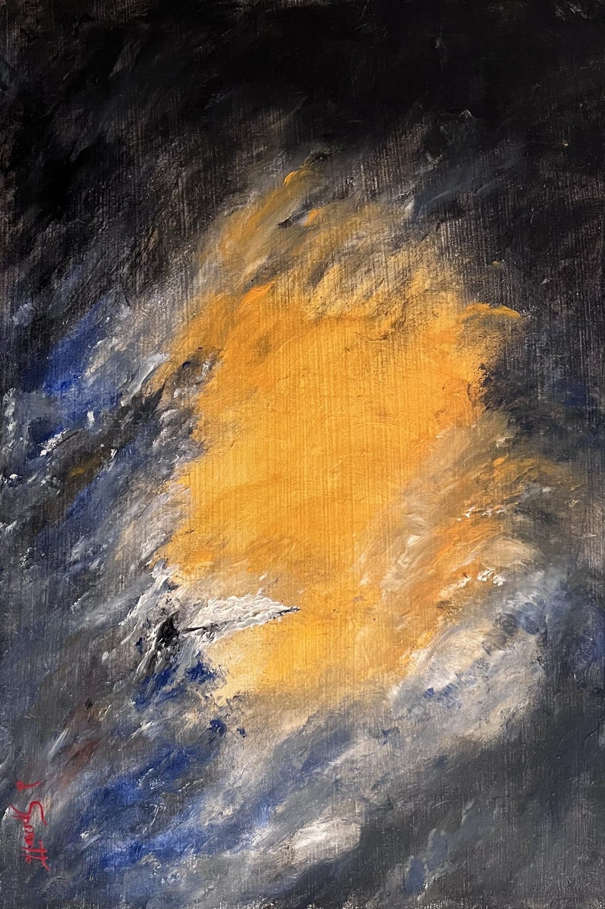 Marina olio su tavola 36x24_2021