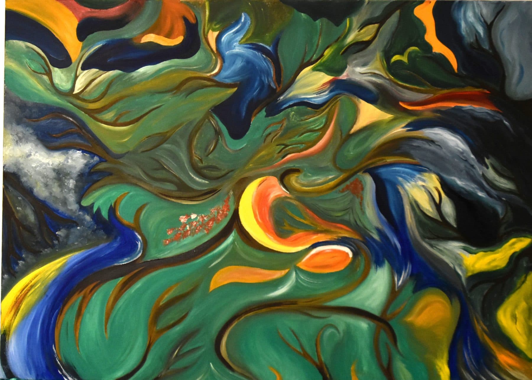Magie del bosco – olio su tela 90x65_2020